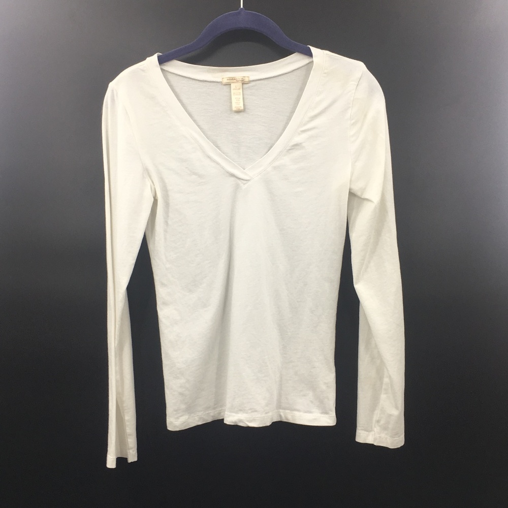 Ambiance 95% Cotton Long Sleeve Cream Jersey